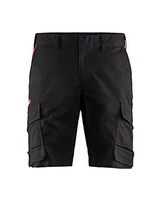 Blåkläder Industrie short met stretch 14461832 | Zwart/Rood | Maat 44 - 7330509758526