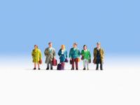 NOCH 45220 TT Reizigers figuren Geverfd, Staand - thumbnail