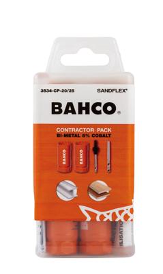Bahco Sandflex® Bi-metalen gatzagenset | voor metaal en houtsoorten | 20 mm - 4 mm - 11-delig - 3834-CP-20/25