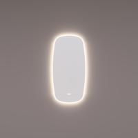 HIPP Design spiegel Deens Ovaal Verticaal 45 x 90 cm met Directe en Indirecte LED Rondom Spiegelverwarming Kleurenwissel Touch Dimmer - thumbnail