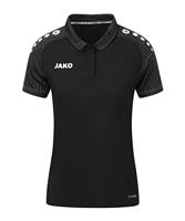 JAKO 6322D Polo Performance Dames - Zwart/Antra Light - 36 - thumbnail