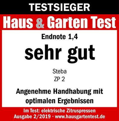 Steba ZP2 Citruspers RVS/Zwart