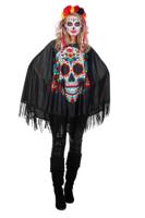 Day of the Dead poncho - thumbnail