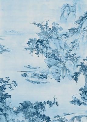 Noordwand Komar Raw Fotobehang Blue China - R2-005