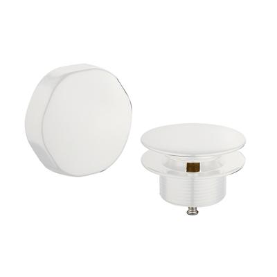 Wiesbaden Doblar afbouwdeel badafvoer met overloop mat wit