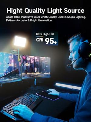 Rollei LUMIS Key Light streaming LED lamp, 112 LED&apos;s