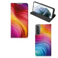 Stand Case voor Samsung Galaxy S21 FE Regenboog - thumbnail