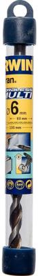 Irwin multimateriaalboor 6 x 100 mm Irwin multimateriaalboor 6 x 100 mm