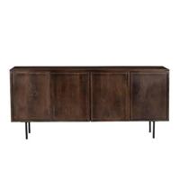 Livingfurn Dressoir 'Elan Brown' Mangohout, 180cm - thumbnail