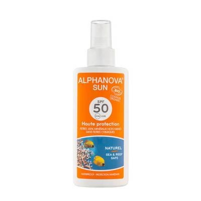 Alphanova Sun Sun spray vegan SPF50 125 Gram