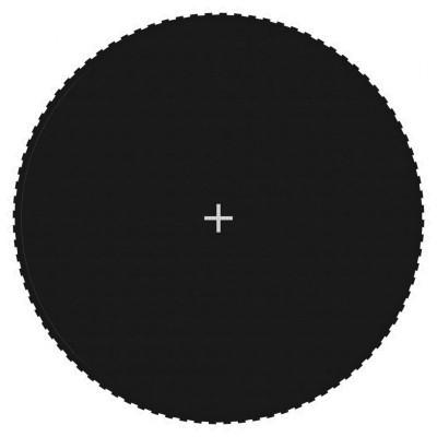 Springmat voor 15 feet/4,57 m ronde trampoline stof zwart