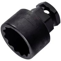 HAZET Krachtdopsleutel 900SZ6-27 · 1/2 inch (12,5 mm) vierkant hol, 24 mm buitenzeskant · Buitentwaalfkant tractieprofiel · SW 27 mm - thumbnail