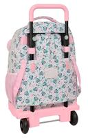Schoolrugzak met Wielen Minnie Mouse Minty Roze 33 x 45 x 22 cm - thumbnail