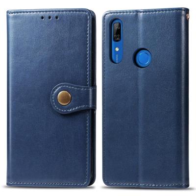 Retro effen kleur lederen gesp mobiele telefoon bescherming lederen draagtas met Lanyard & fotolijstjes & kaartsleuf & portemonnee & beugel functie vo