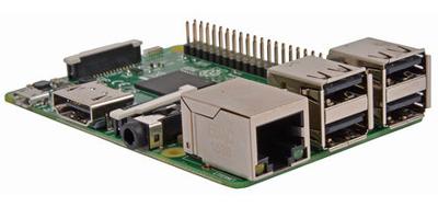 Raspberry Pi 3 Modell B 1GB | ARM Cortex-A53 4x 1,20GHz, 1GB RAM, WLAN, Bluetooth, LAN, 4x USB