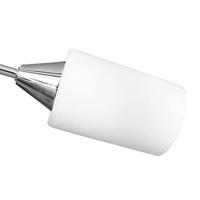 VidaXL Plafondlamp met keramieken cilindervormige kappen 5xe14 wit - thumbnail