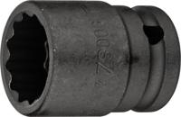 HAZET Krachtdopsleutel 900SZ-22 · 1/2 inch (12,5 mm) vierkant hol · Buitentwaalfkant tractieprofiel · SW 22 mm - thumbnail