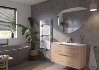 Saqu Cole handdoekradiator 701W 60x120cm wit - thumbnail