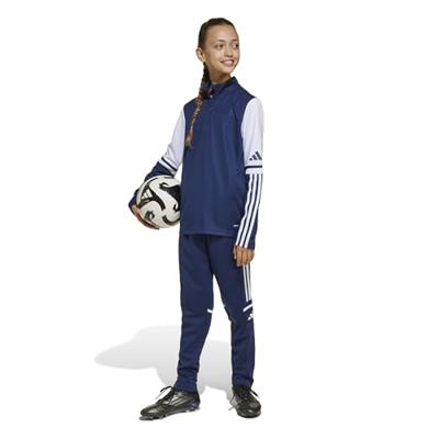 adidas Squadra 25 Trainingstrui 1/4-Zip Kids Donkerblauw Wit - thumbnail