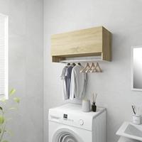 Kledingkast 70x32,5x35 cm spaanplaat sonoma eikenkleurig - thumbnail