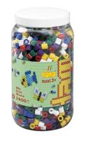 Hama maxi strijkkralen in pot - mix standaard (00), 1400st. - thumbnail