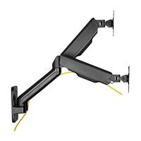 LogiLink BP0146 monitorarm muurbevestiging 2x32 Zwart - thumbnail