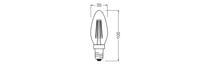 OSRAM HOMELIGHTING 4099854467189 LED-lamp Energielabel D (A - G) E14 3.4 W Koudwit (Ø x h) 35.00 mm x 35.00 mm 1 stuk(s) - thumbnail