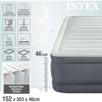 Intex 64902ND PremaireElevated Luchtbed (l x b x h) 191 x 99 x 46 cm Wit, Grijs - thumbnail