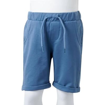 Kindershorts met trekkoord 116 donkerblauw - thumbnail