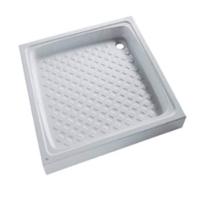 Douchebak Boss & Wessing Veroni Vierkant 100x100 cm Acryl Wit Boss & Wessing - thumbnail