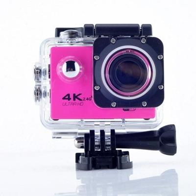 WIFI waterdichte actie camera fietsen 4K camera ultra duiken 60PFS kamera helm fiets cam Onderwatersport 1080P camera (roze)