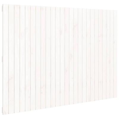 Wandhoofdbord 159,5x3x110 cm massief grenenhout wit