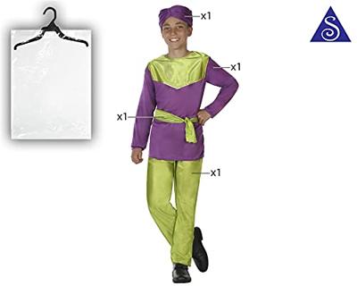 Kostuums voor Kinderen Page Paars (4 Pcs) Maat 7-9 Jaar