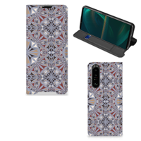 Sony Xperia 5 III | Standcase | Flower Tiles - thumbnail