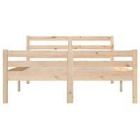 Bedframe massief hout 150x200 cm - thumbnail