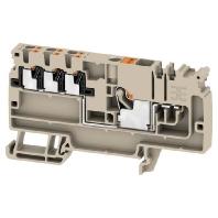 Weidmüller 2503870000 Verdeler-serieklem 8.1 mm Push-In-klem Beige 20 stuk(s) - thumbnail