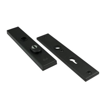 AMI Veiligheidsbeslag 251/50/15 Buiten Kt 92 Binnen Profielcilinder 92 Zwart Deurdikte 38/42 Mm. - 739730