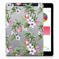 Apple iPad 9.7 2018 | 2017 Back Case Flamingo Palms - thumbnail