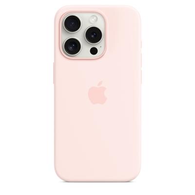 Apple Silicone MagSafe-hoesje iPhone 15 Pro Light Pink