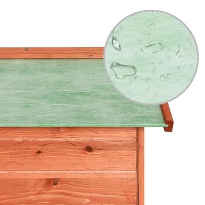 Overkapping voor robotgrasmaaier 72x87x50 cm massief vurenhout Overkapping voor robotgrasmaaier 72x87x50 cm massief vurenhout