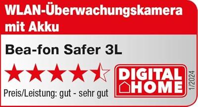 Beafon slimme camera Safer 3L, voor buiten, 3MP Beafon slimme camera Safer 3L, voor buiten, 3MP