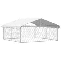 VidaXL Hondenkennel met dak 300x300x150 cm - thumbnail
