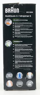 Braun MQ3000WH SMOOTHIE+ Staafmixer Blauw - thumbnail