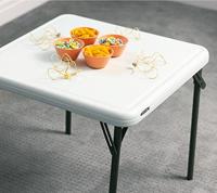 Kindertafel Lifetime Opvouwbaar Wit Staal Plastic 61 x 61 x 53,5 cm - thumbnail