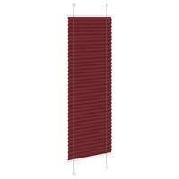 VidaXL Plissé rolgordijn 45x150 cm stofbreedte 44,4 cm bordeauxrood - thumbnail