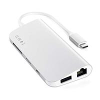 Satechi ST-TCMM8PAS USB-C dockingstation - thumbnail