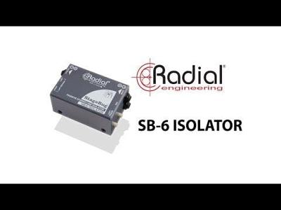 Radial StageBug SB-6 passieve stereo line isolator Radial StageBug SB-6 passieve stereo line isolator
