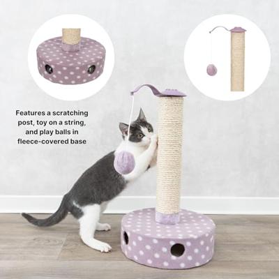 Krabpaal voor Katten Trixie Junior Polar Paars Lila Ø 6,5 cm 47 cm - thumbnail