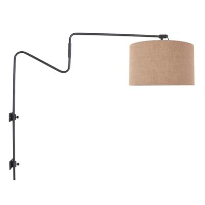 Steinhauer Wand leeslampLinstrom met taupe linnen kap - 3725ZW