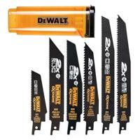 DeWALT DT2440L 6-delige set reciprozaagbladen in stevige opbergcassette - thumbnail